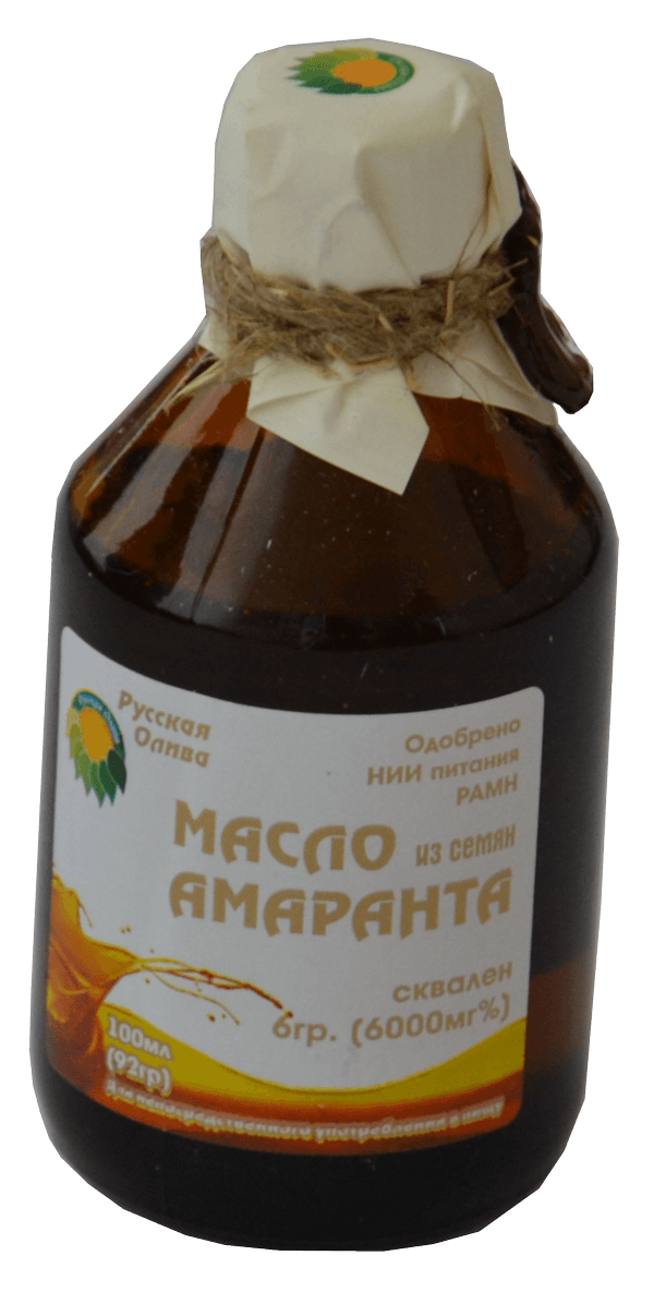 Масло из семян амаранта, 100 мл\ Русская Олива