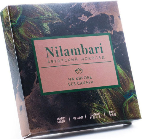 На кэробе без сахара Шоколад Nilambari/65гр.