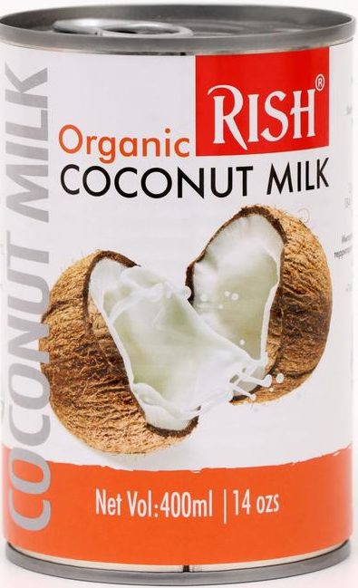 Кокосовое молоко Rish 68% Organic/400мл.